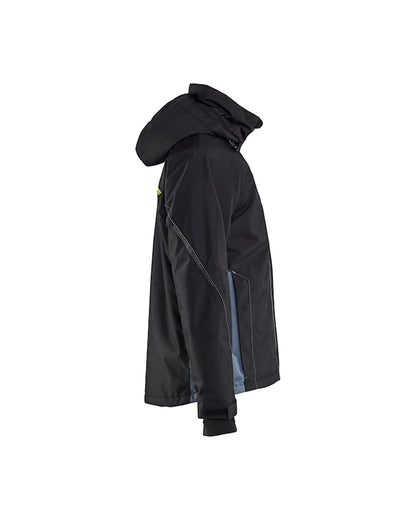 Lichtgewicht winterjas Grijs/ Zwart