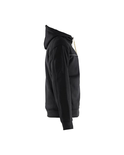 Hooded sweatshirt met rits gevoerd