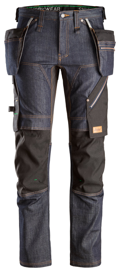 Snickers Denim Werkbroek+ met Holsterzakken