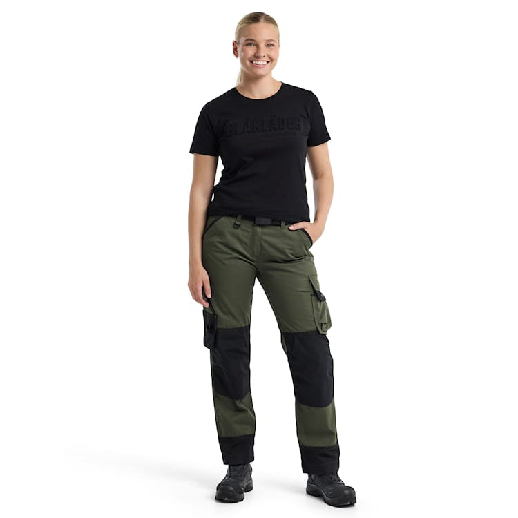 7454 Tuin Dames Werkbroek Army Green