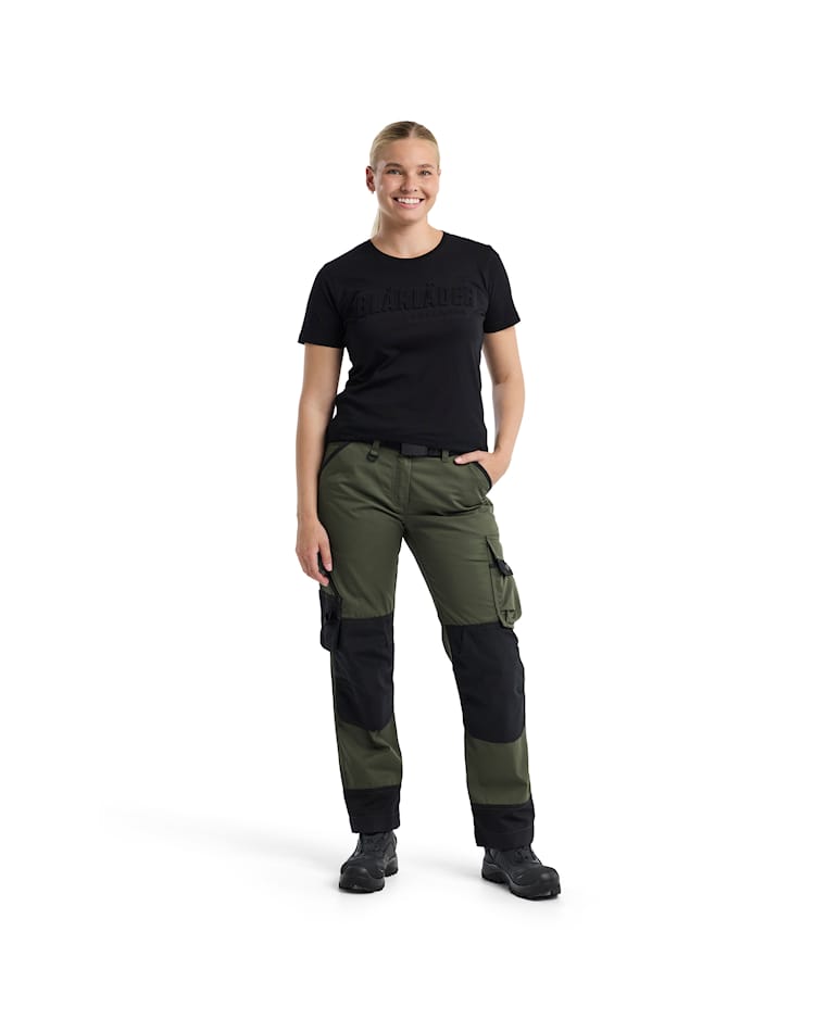 7454 Tuin Dames Werkbroek Army Green