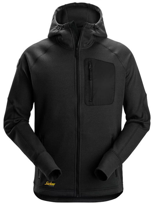 Snickers Fleece Hoodie met Volledige Rits