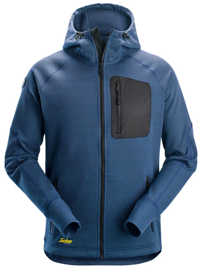Snickers Fleece Hoodie met Volledige Rits