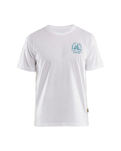 T-shirt Blåkläder Beach Club Wit