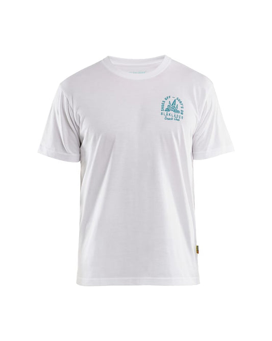 T-shirt Blåkläder Beach Club Wit