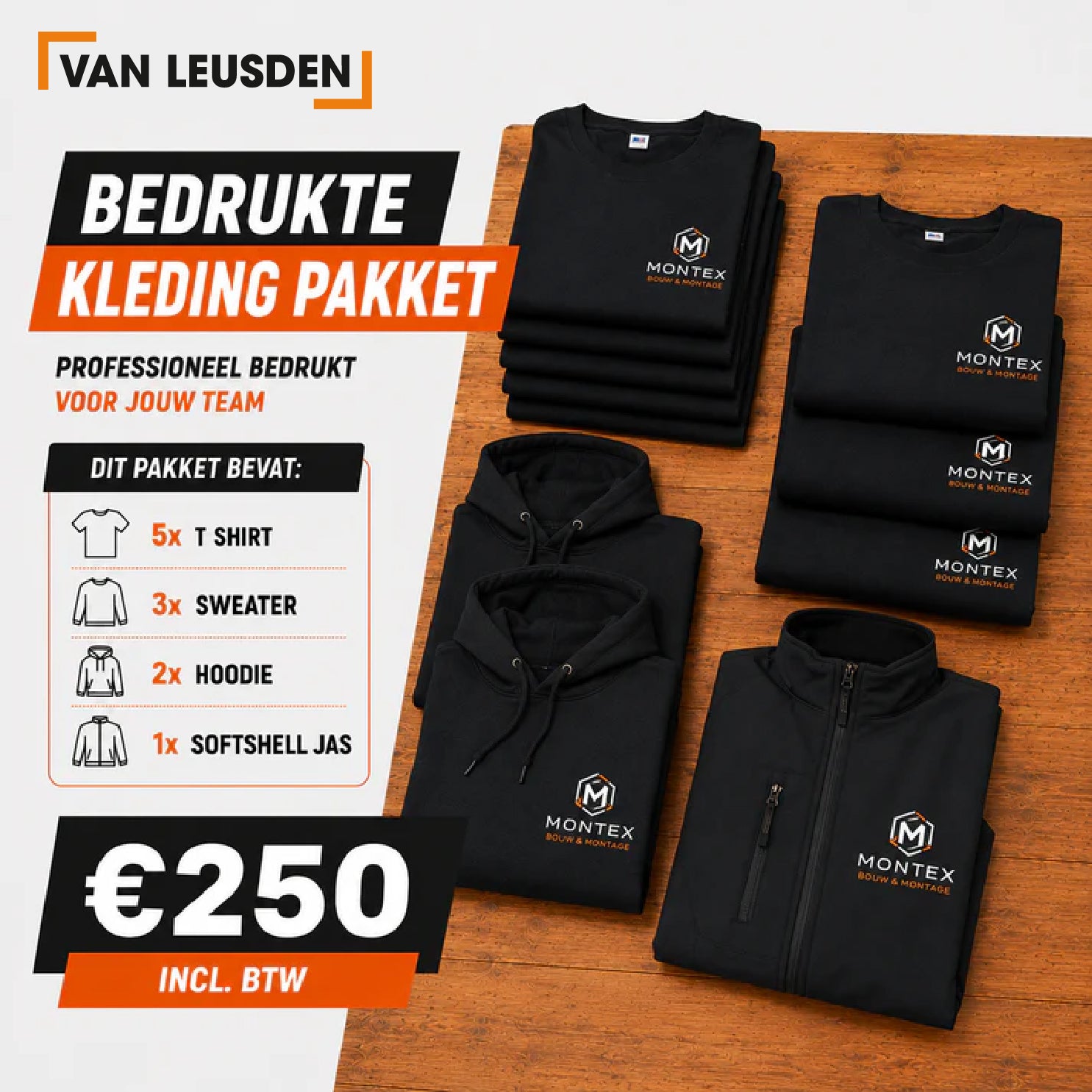 Bedrukte Kleding Starter Pakket