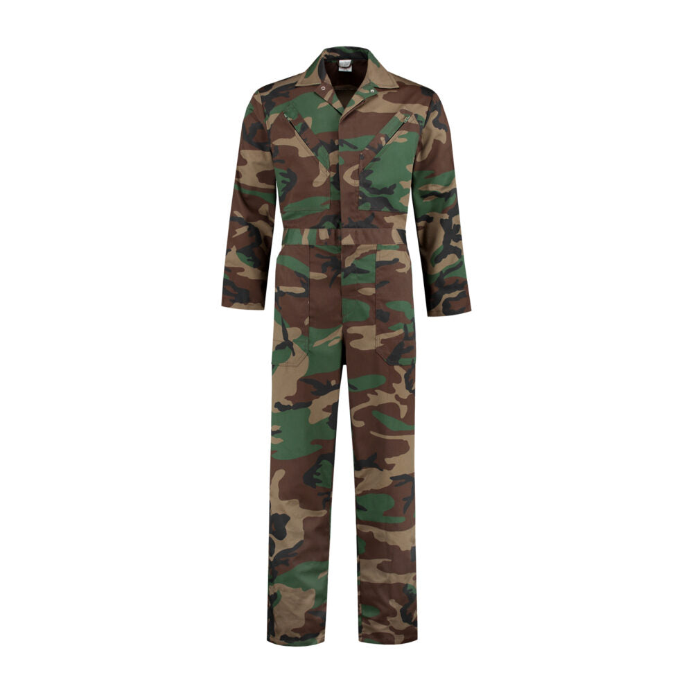 Kinderoverall camouflage Polyester/Katoen