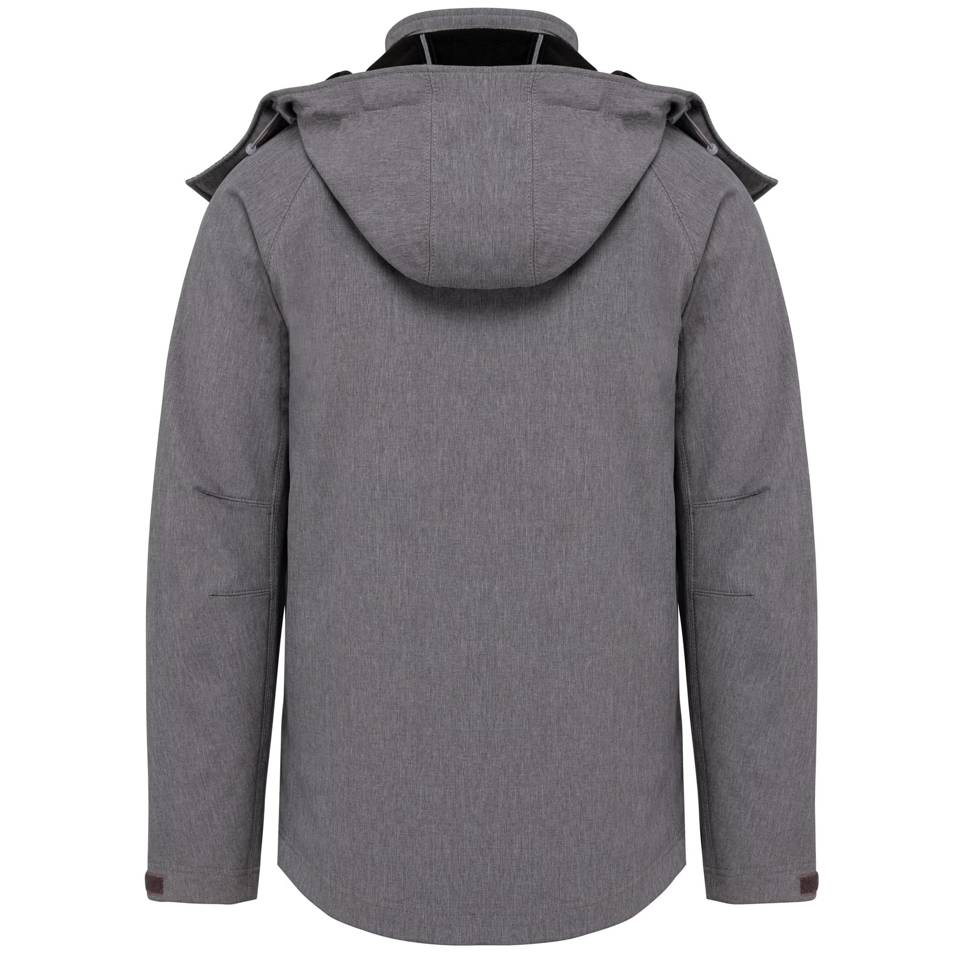 Heren softshell jas met afneembare capuchon