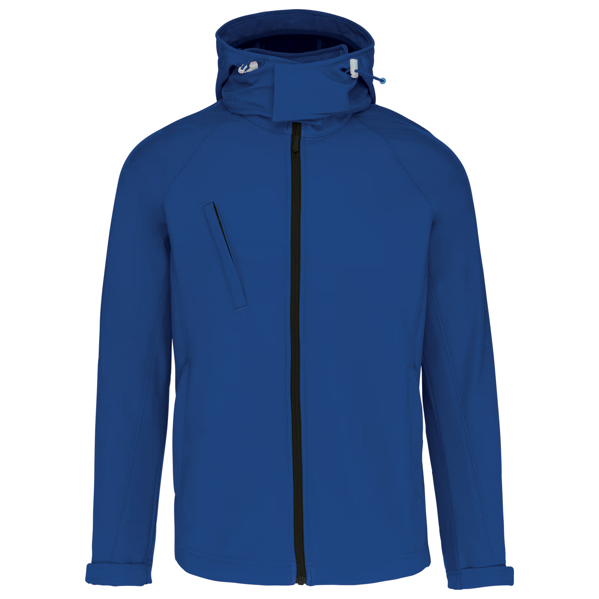 Heren softshell jas met afneembare capuchon