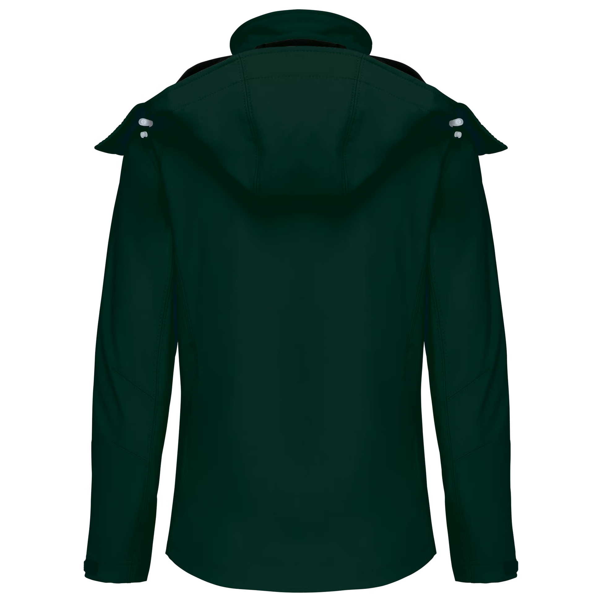 Dames softshell jas met afneembare capuchon