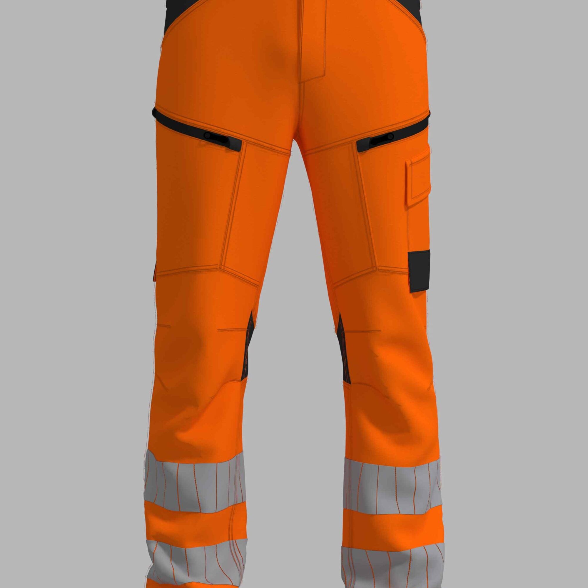 Werkbroek RWS stretch WBSRWS100 fluo-oranje