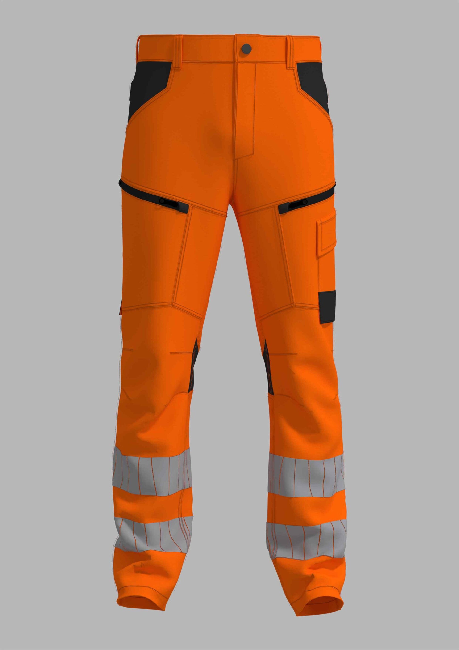 Werkbroek RWS stretch WBSRWS100 fluo-oranje
