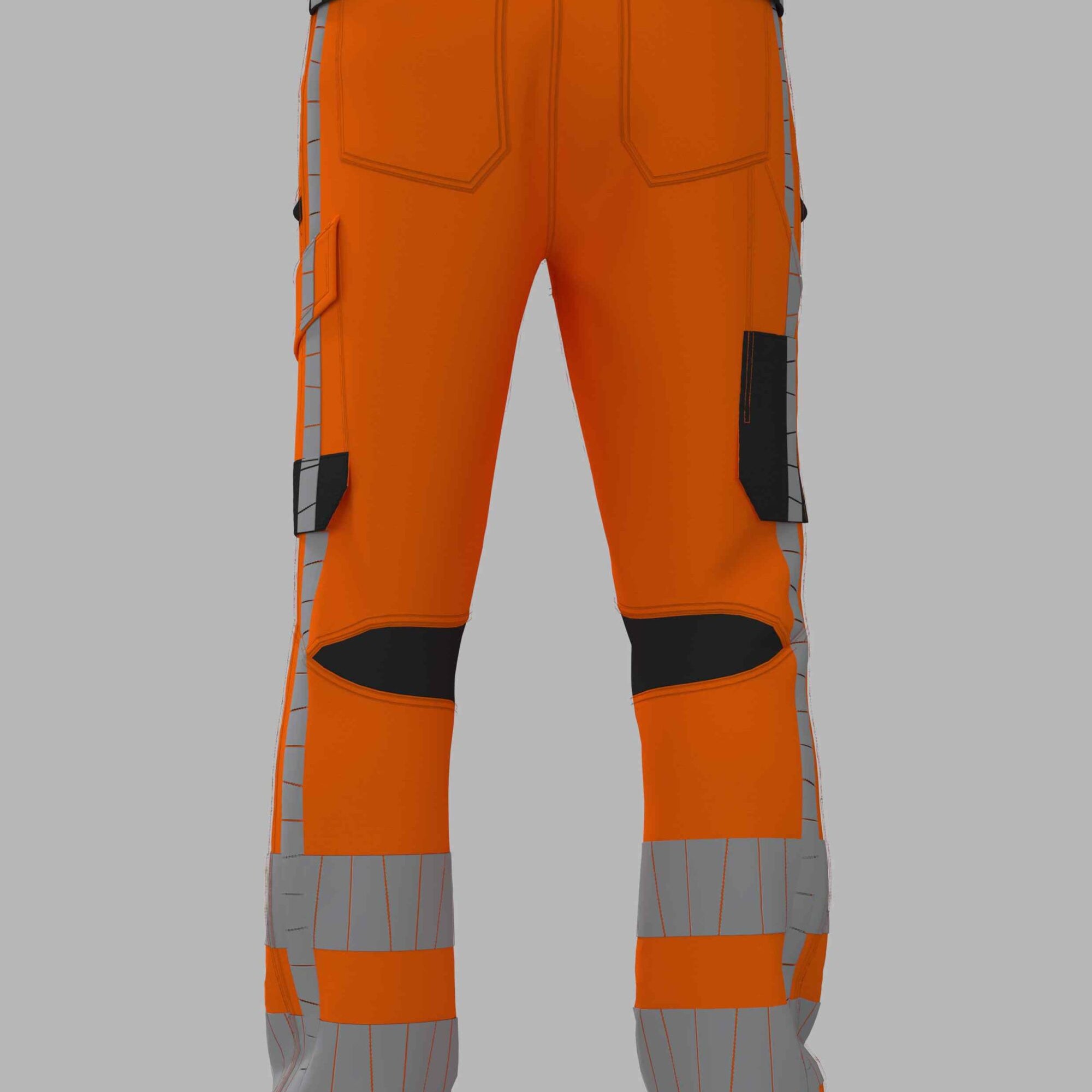 Werkbroek RWS stretch WBSRWS100 fluo-oranje