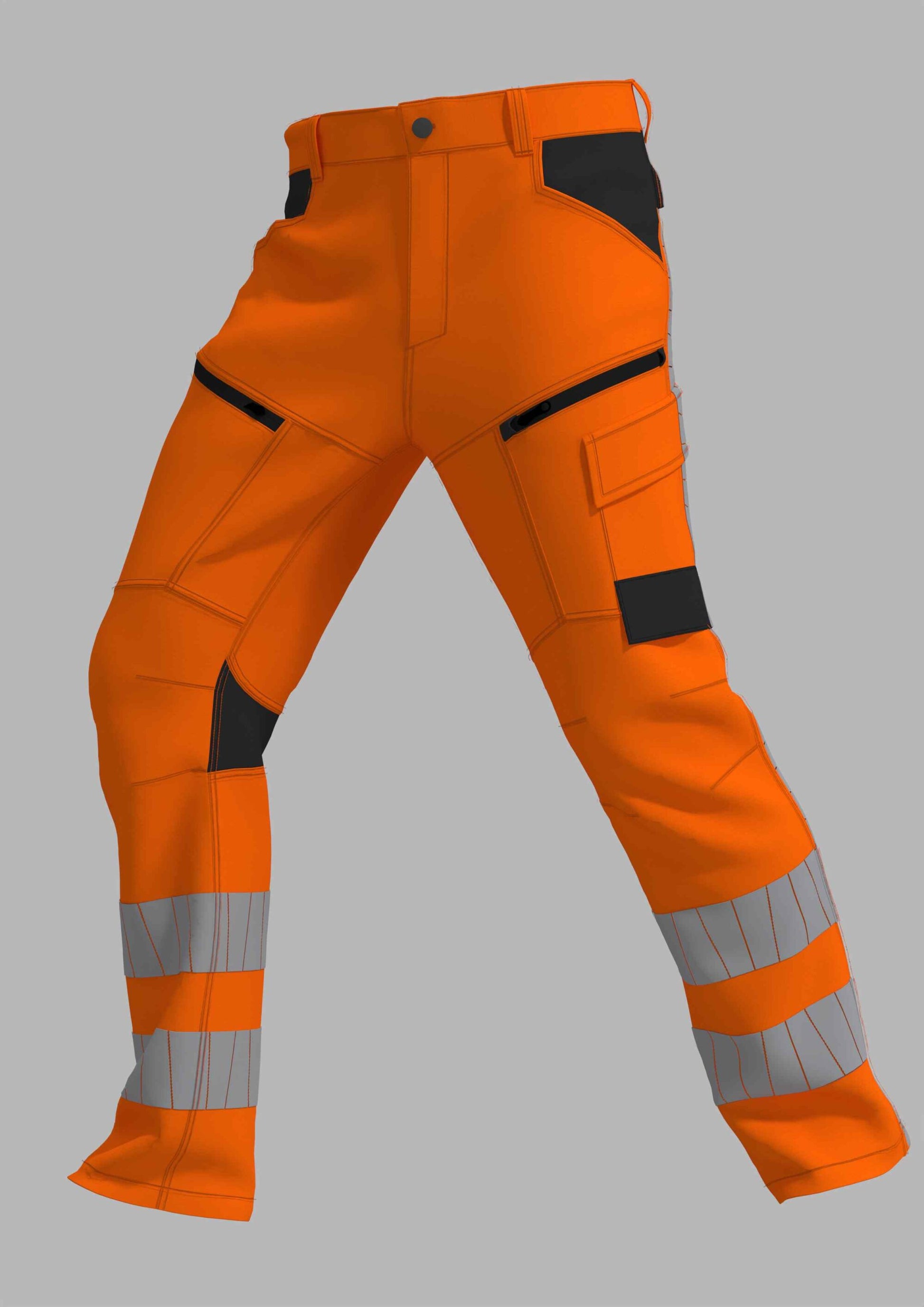 Werkbroek RWS stretch WBSRWS100 fluo-oranje