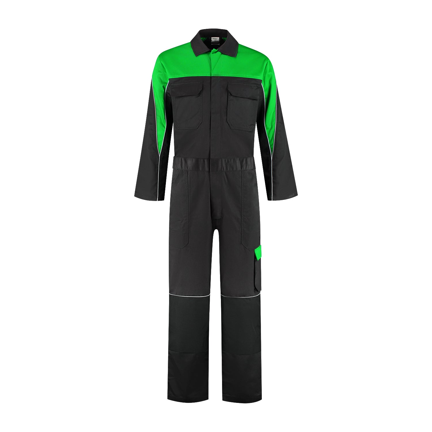 Overall Polyester/ Katoen met 4-way stretch rugpand